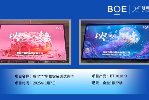 潛江咸寧***學(xué)校安裝調(diào)試完畢