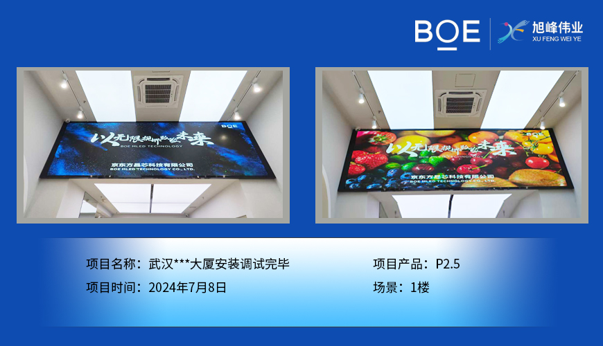 湖北武漢***大廈安裝調(diào)試完畢