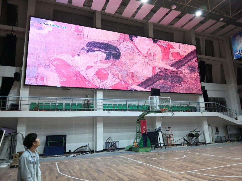 湖北湖北工業(yè)大學(xué)體育館-室內(nèi)P4-106㎡